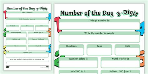 today guessing number 3 digit|Number of the Day 3.